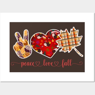 THANKSGIVING, PEACE LOVE FALL Posters and Art